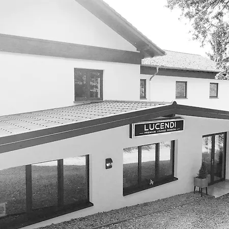 酒店 Gaestehotel Lucendi Premium Lounge Hohenleimbach